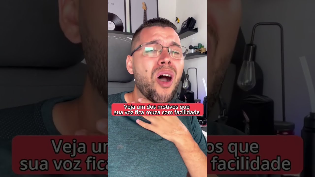 Veja um dos motivos que sua voz fica rouco com facilidade