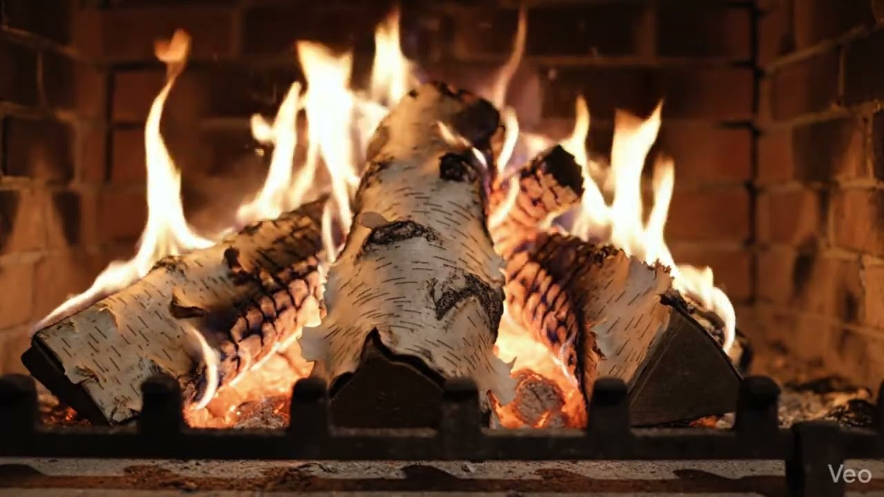 ​Cozy Fireplace 4K, ​Chimenea 4K Relajante, 4K壁炉 舒适沉浸式