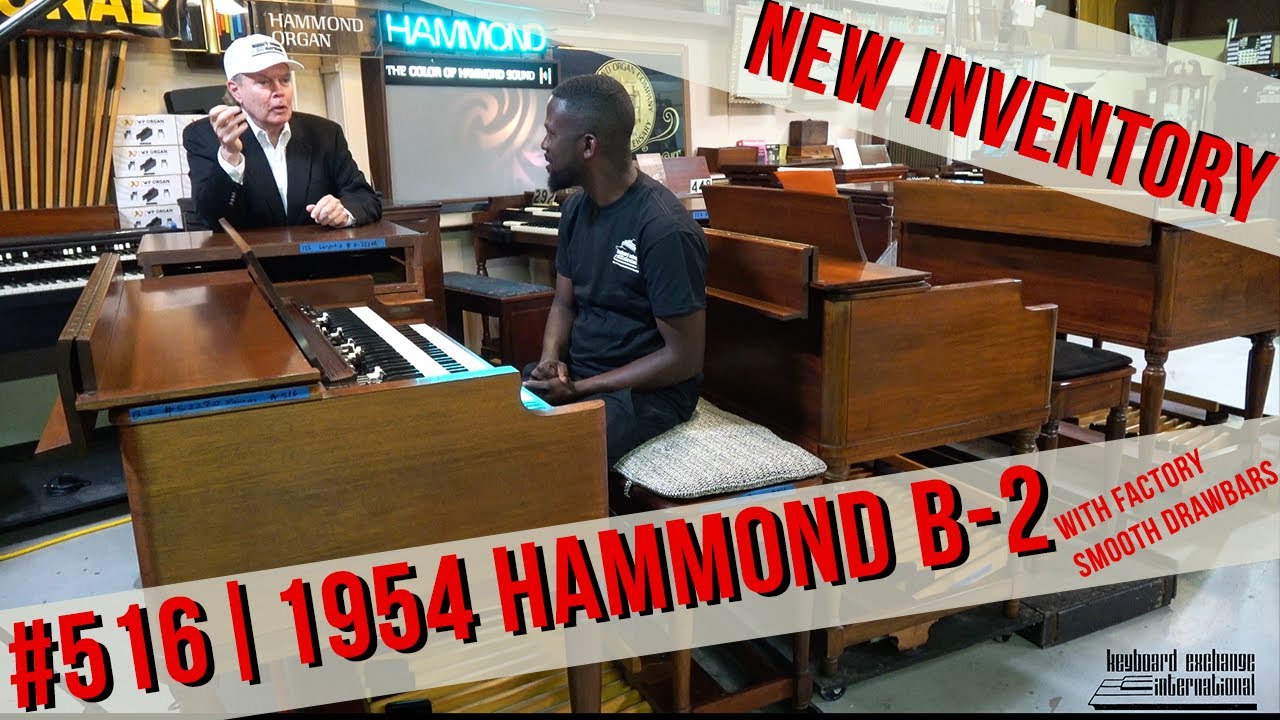 #516 | 1954 Hammond B-2 with factory smooth drawbars