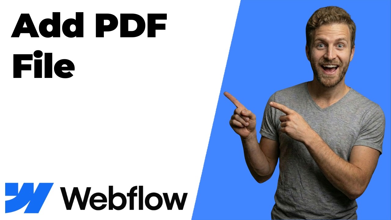 How To Add PDF File To Webflow (2026 Easy Guide)