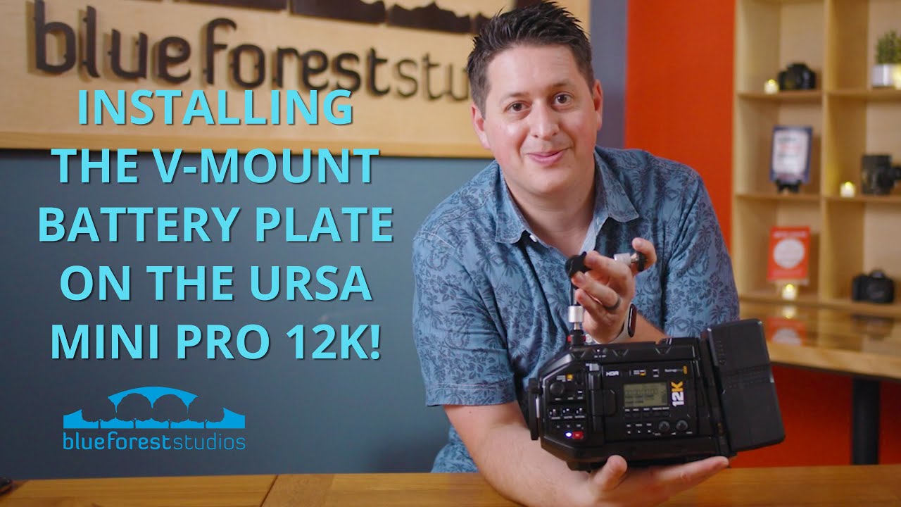 Installing a V-Mount Battery Plate - URSA Mini Pro 12K