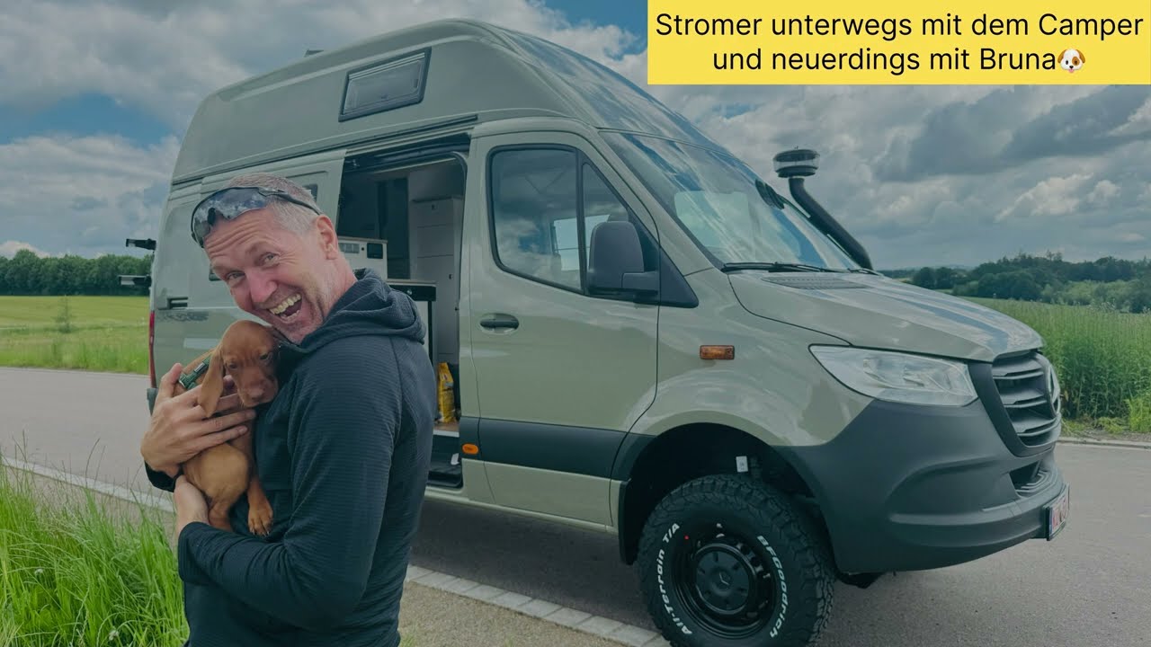 Unterwegs mit dem Camper - jetzt mit Bruna🐶 Neuer Camper und junger Hund - geht das?