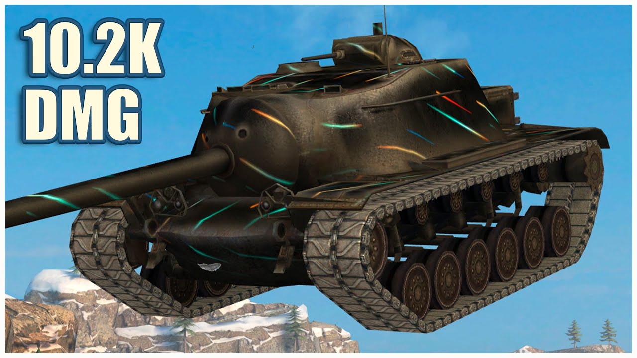 T110E3 • 10.2К УРОНА • 6 ФРАГОВ • Режим Гравитация WoT Blitz