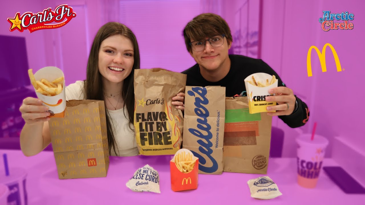 Guess the Fry Challenge! | Blind Taste Test | Audrey and Spencer