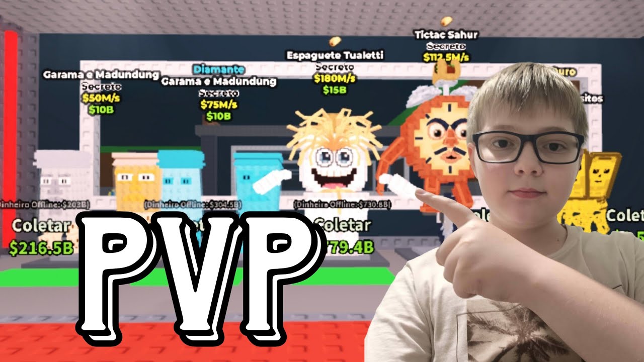 PvP COM OS INSCRITOS NO ROUBE UM BRAINROT