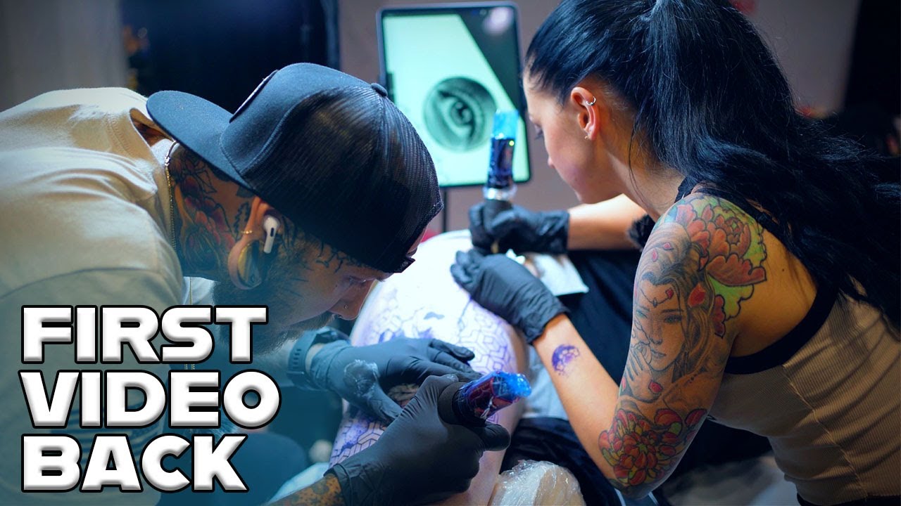 Ink Fusion: Geometric meets Realism at Villain Arts Tattoo Convention!