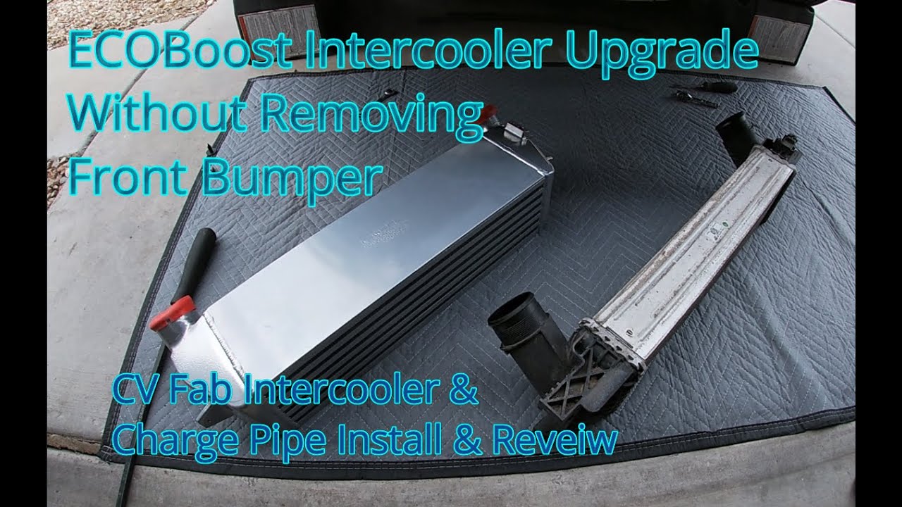 ECOBOOST MUSTANG INTERCOOLER INSTALL FROM CV FABRICATION AND CHARGE PIPE INSTALL HOW TO & REVIEW