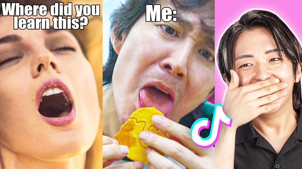 Корейцы реагируют на кальмаров в игре TikTok Memes! | PEACH KOREA