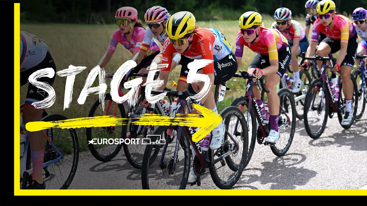 Lorena Wiebes defends the green jersey | 2022 Tour de France Femmes - Stage 5 Highlights | Eurosport