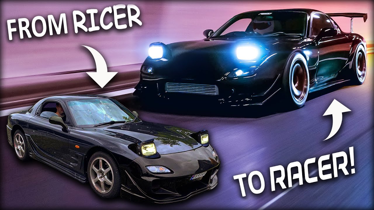Building a Single Turbo Mazda RX-7 FD in 10 Minutes!