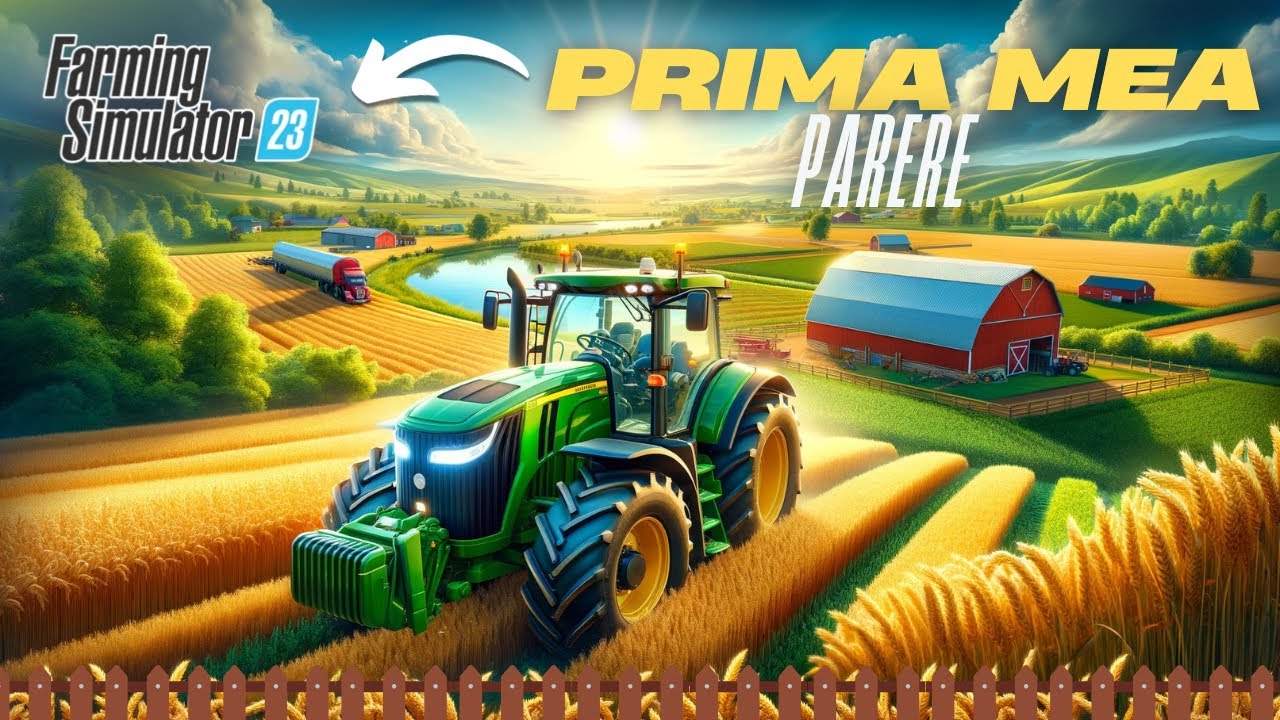 PRIMA OARA DUPA 9 ANI PE UN FARMING VERSIUNEA MOBILA.... ESTE LA ALT NIVEL ! FARMING SIMULATOR 23