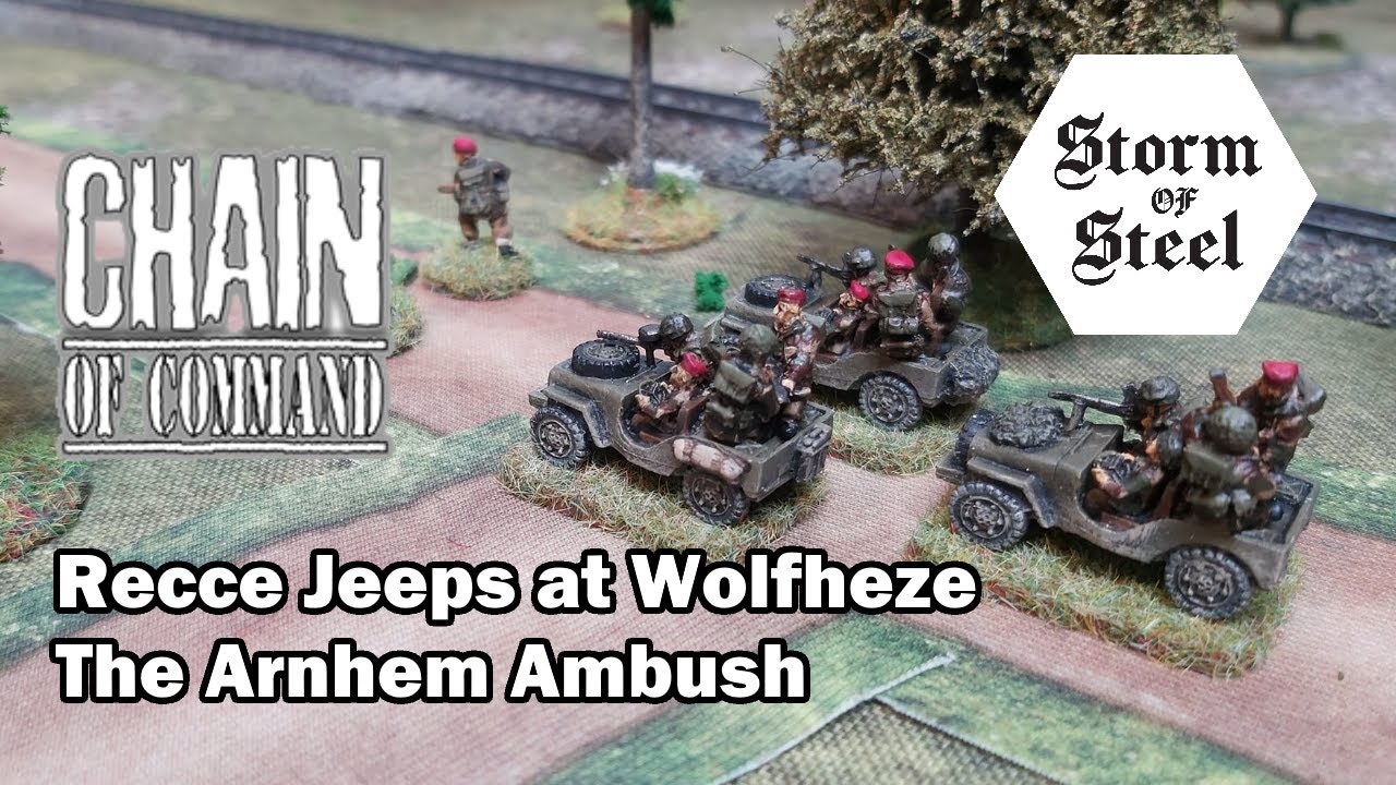 Chain of Command: Recce Jeeps at Wolfheze, The Arnhem Ambush | Storm of Steel Wargaming