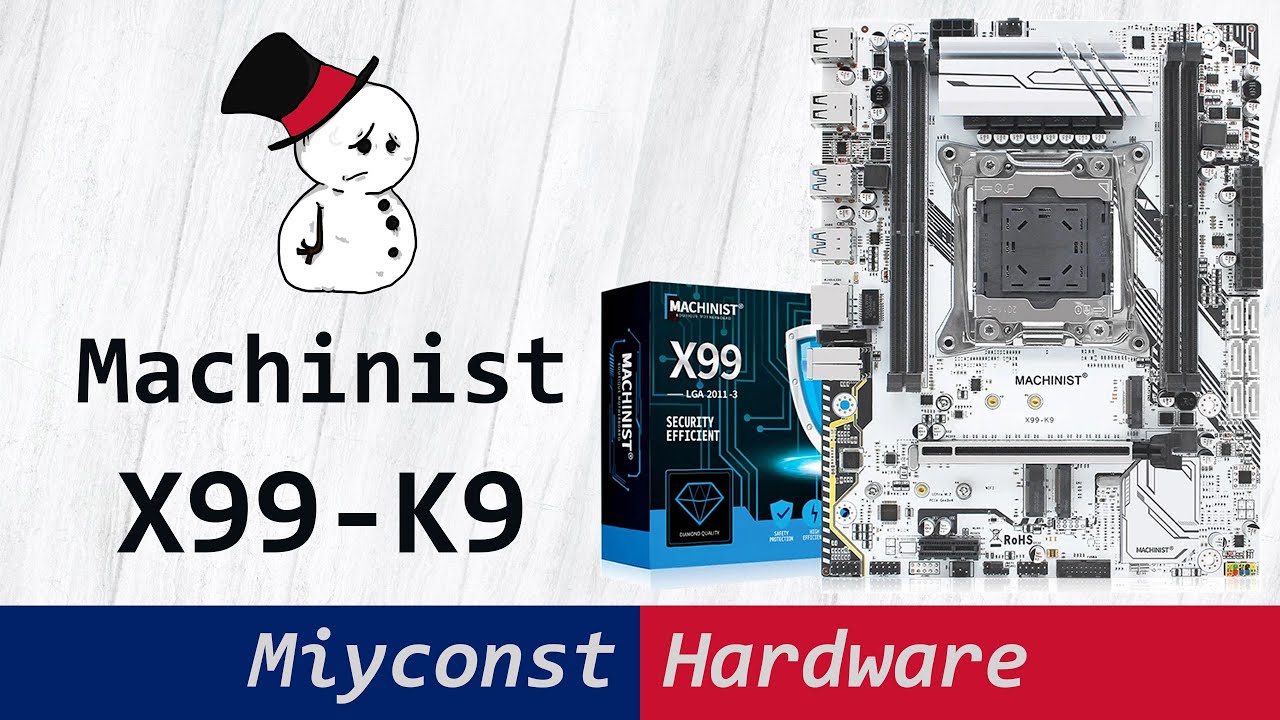 🇬🇧 Machinist X99-K9 — подробный обзор | E5-2678 V3 | i7-5820k | E5-2620 V4 | O.C. | VRM | Тайминги