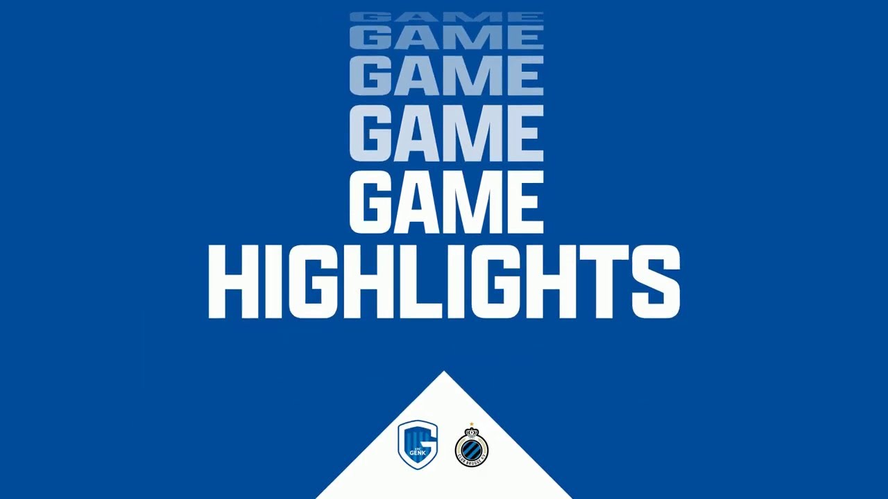 ⚽️16 - KRC Genk - Club Brugge: 2-3 Game highlights (28/11/2021)