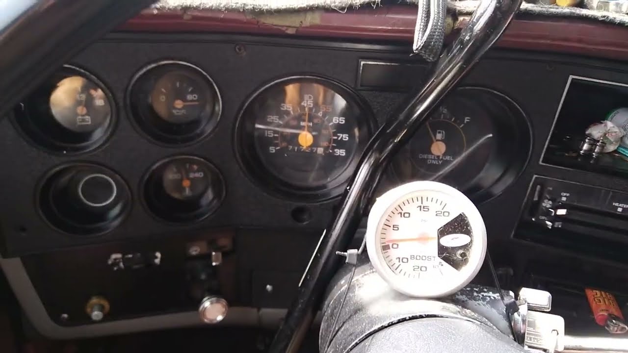 0-70mph & 16psi Boost Modified Turbo 6.2 Diesel
