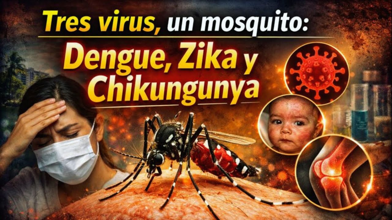 Tres virus UN MOSQUITO. Dengue, Zika y Chinkungunya. Ep. 125
