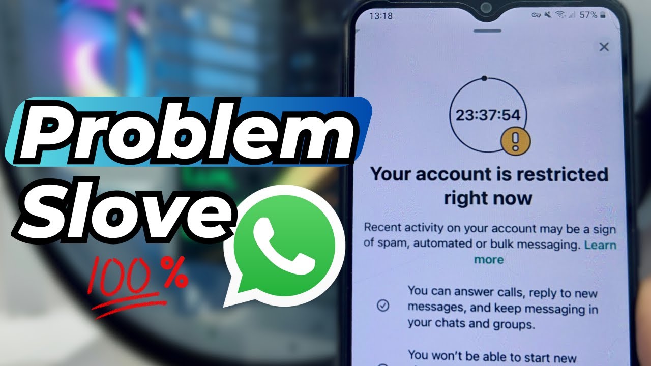 Your Account is Restricted Right Now WhatsApp Problem New Solution 2026
