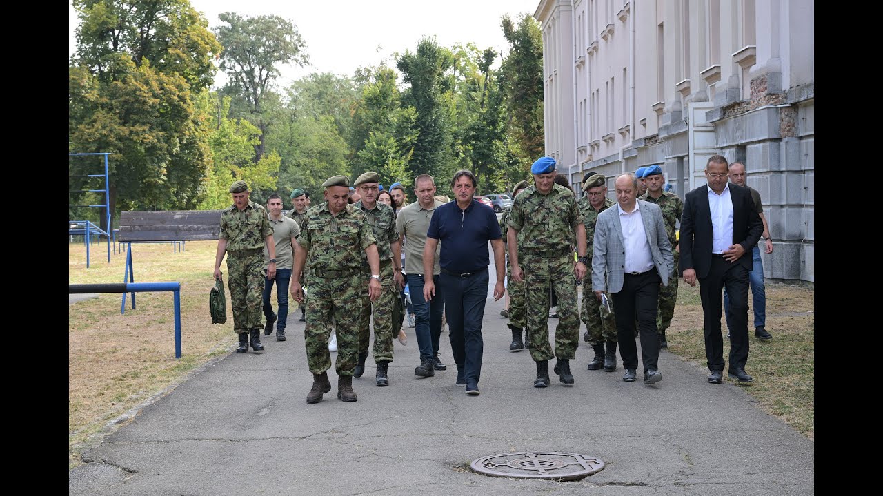 Obilazak infrastrukturnih radova u kasarni „Dedinje“