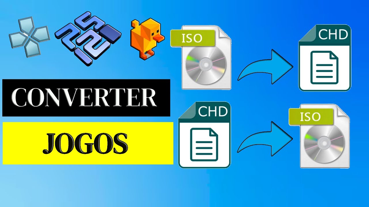 Como Converter Jogos de ISO para CHD e de CHD para ISO (PS1, PS2, PSP)