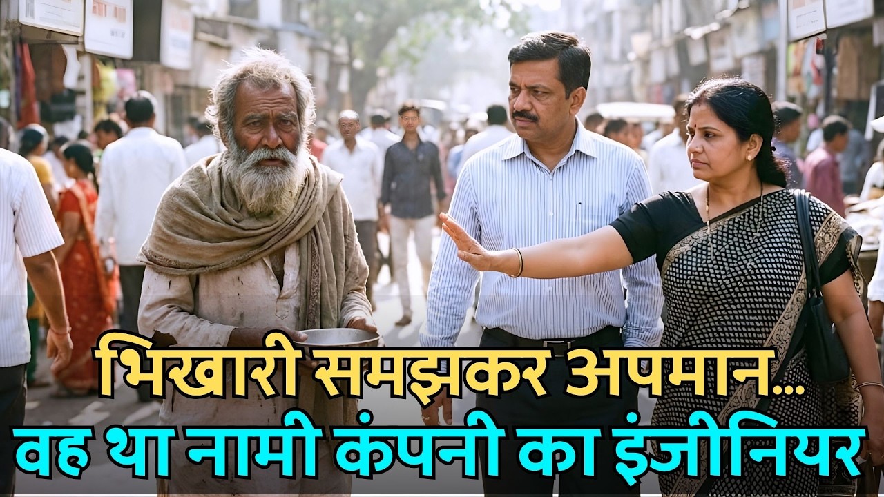 फटेहाल भिखारी को सबने भगाया—सच में वह बड़ी कंपनी का चीफ इंजीनियर निकला!