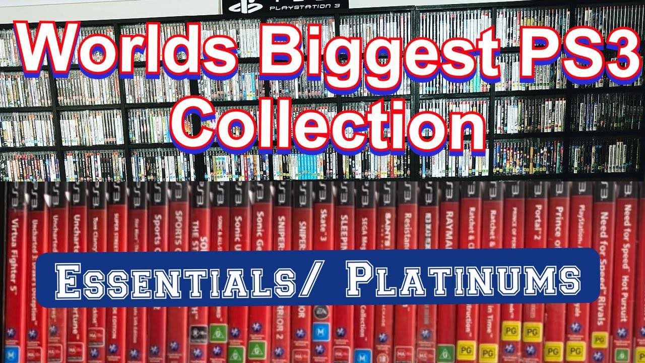 My PS3 Collection Over 2300+ Games Part 11 (Essentials, Platinums, Promos + More)