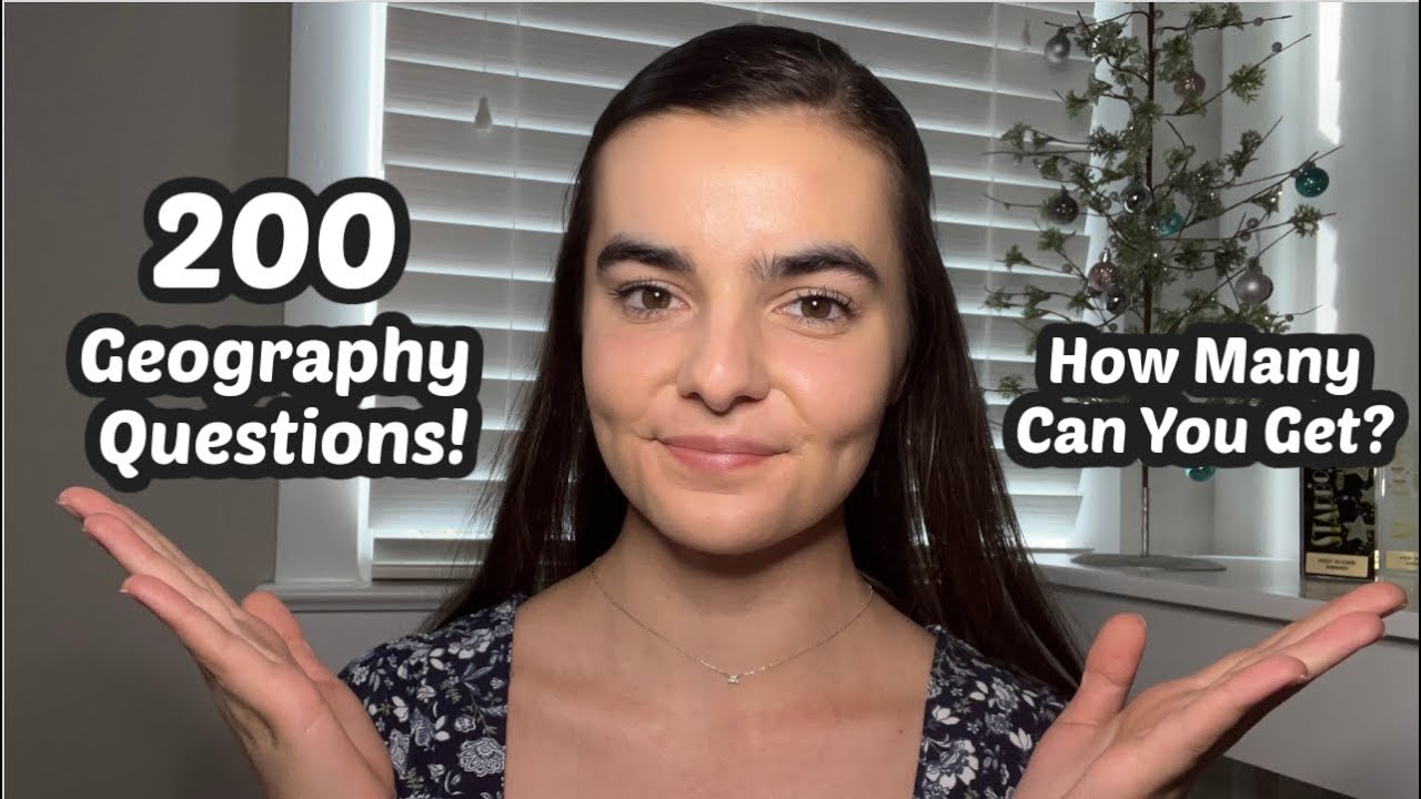 ASMR Whispering 200 Geography Trivia Questions