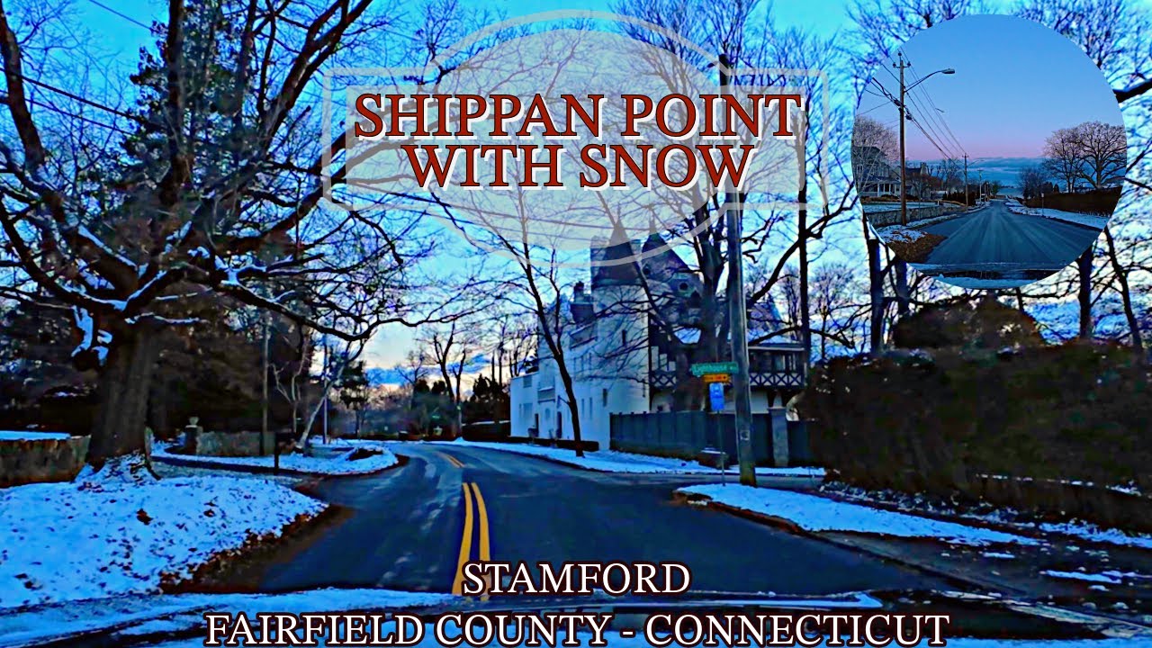 Shippan Point with Snow | Stamford | Connecticut 4K [New England]