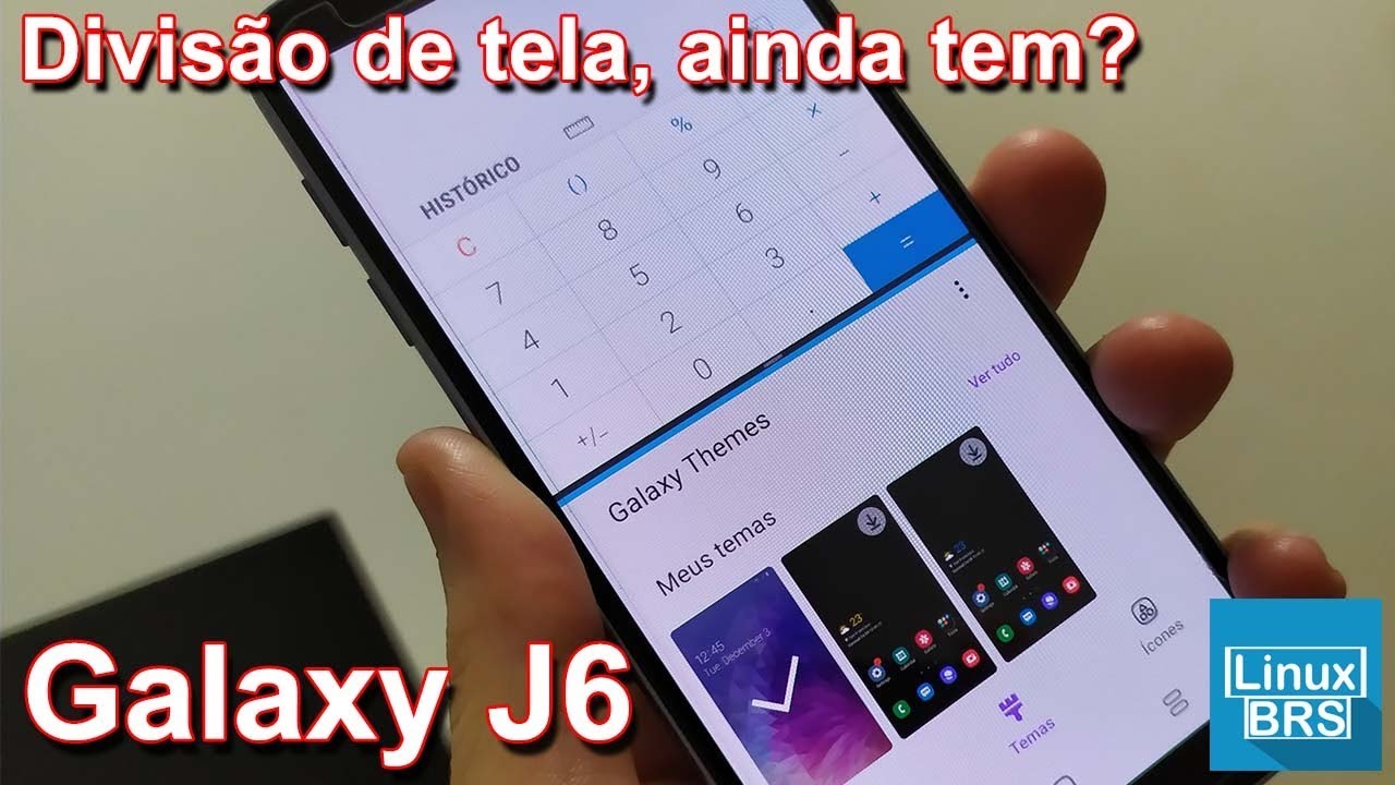 SAMSUNG GALAXY J6 - DIVISÃO DE TELA AINDA TEM, DEPOIS DA ATUALIZAÇÃO?