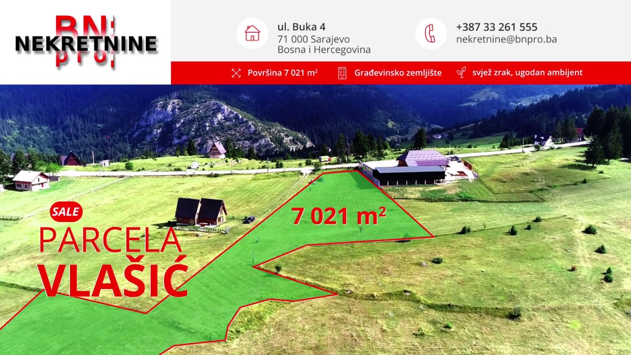 BNpro Nekretnine - Parcela na Vlasicu (7021 m2)