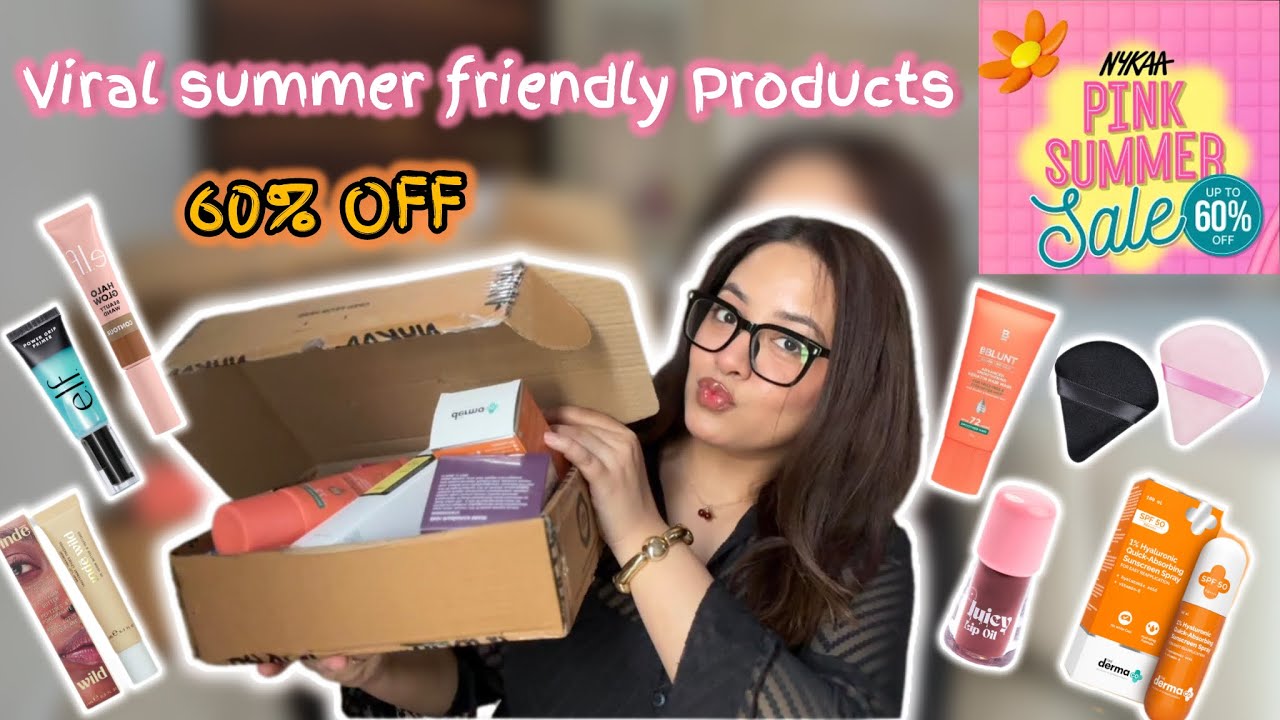 *HUGE* Nykaa Pink Summer Sale Haul At 60% OFF! *Viral Products* / Nikita Sharma