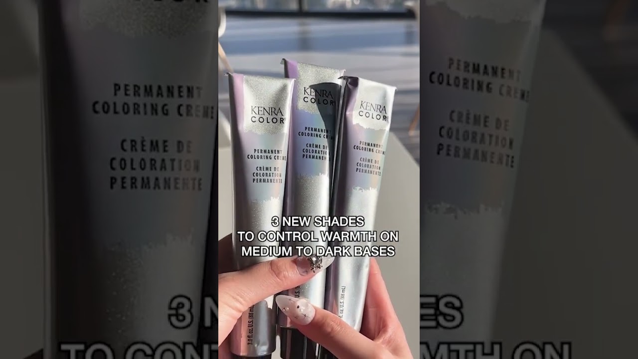 The NEW #KenraColor Ultra Ash Series: our coolest ash shade family 😎🧊