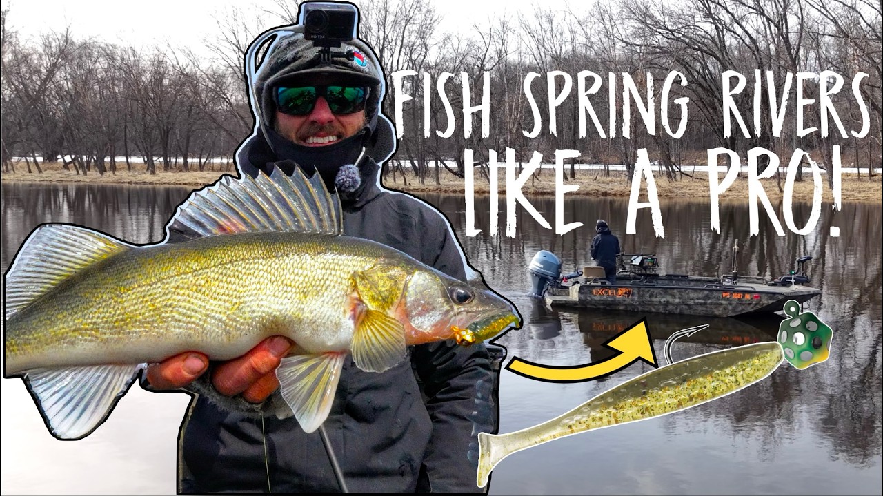 How to Catch Spring River Walleyes EVERY TIME! (Full Breakdown)