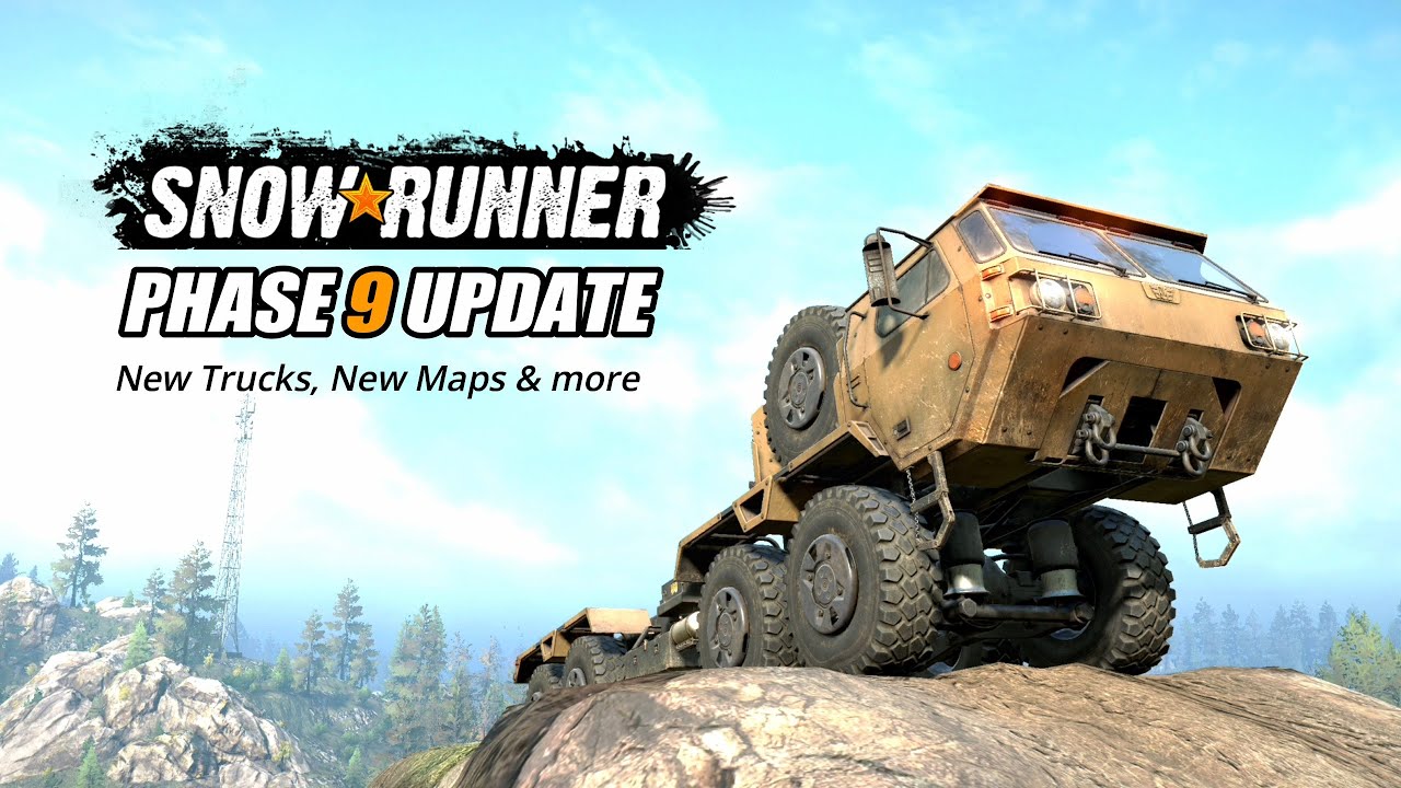 Snowrunner Phase 9 Update, New Trucks, New Maps & Year Pass 3