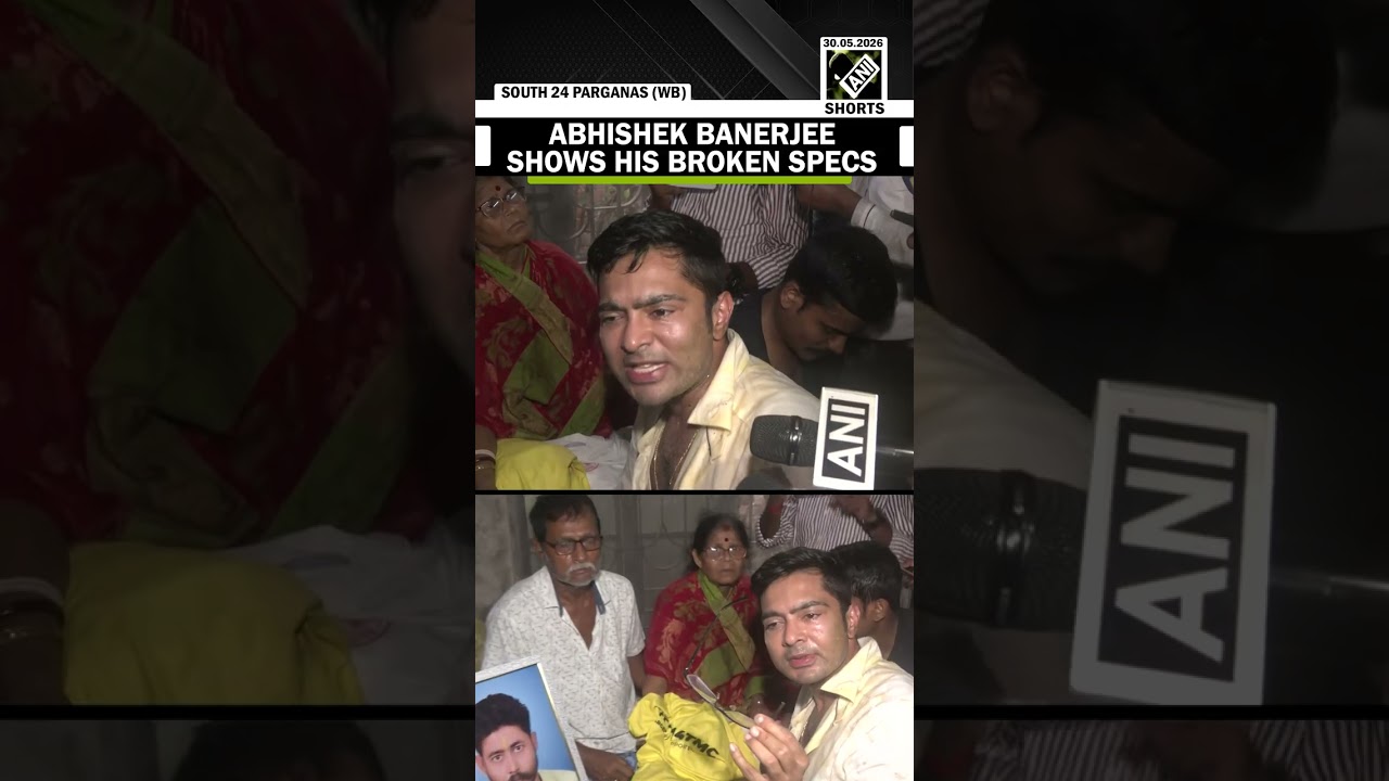 Abhishek Banerjee shows damaged spectacles after &lsquo;trashed&rsquo; by public in Kolkata