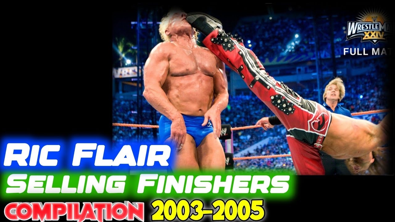 Подборка фирменных приемов Рика Флэра из WWE (2003-2005 гг.)