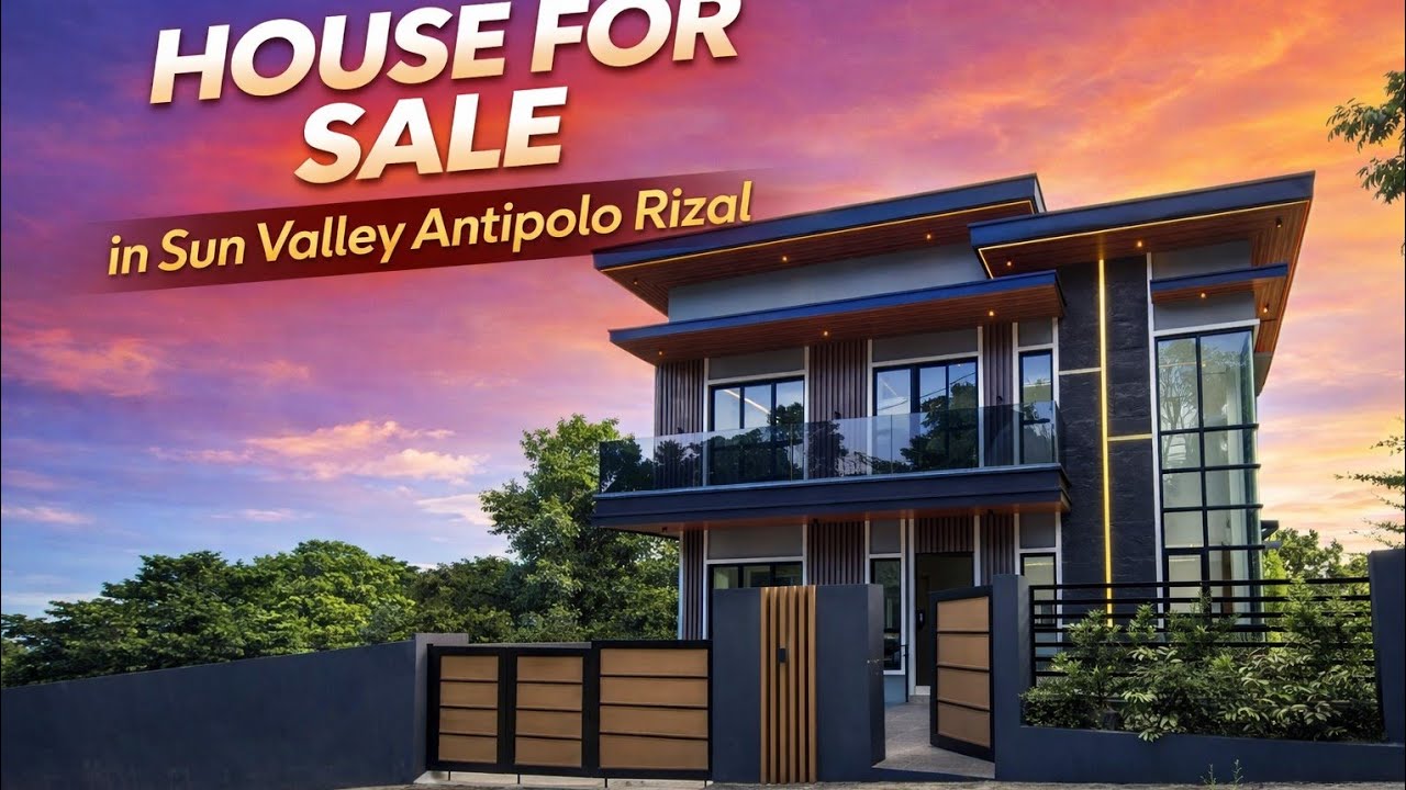 DHM#474 || 50M. House and lot for sale in Sun Valley Antipolo Rizal. 