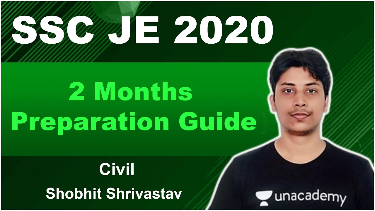 SSC JE 2020 | 2 Months Preparation Guide | Shobhit Srivastava