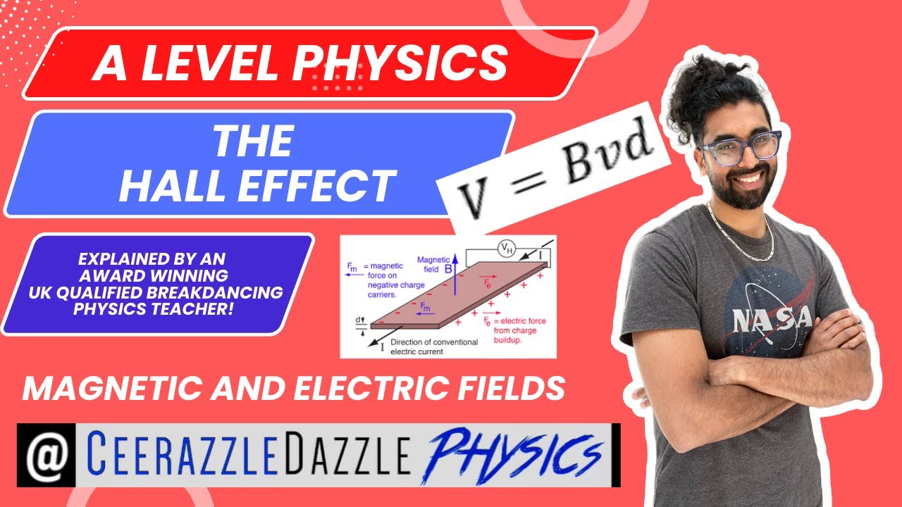 A Level Physics A* - The Hall effect (Electric and Magnetic fields combined)
