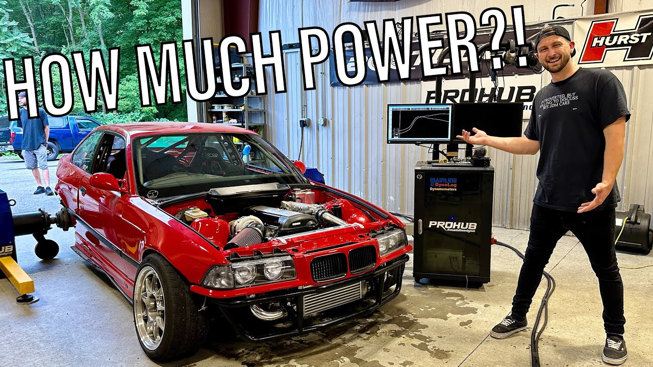 FULLY BUILT JZ E36 finally goes on the DYNO! (SOUNDS WILDS)