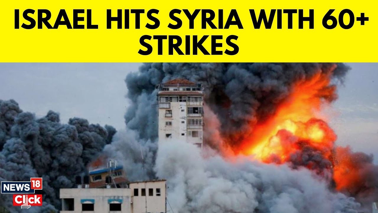 Syria News Today |  Dozens Of Israeli Strikes Reported In Syria | Israel Syria War | N18G