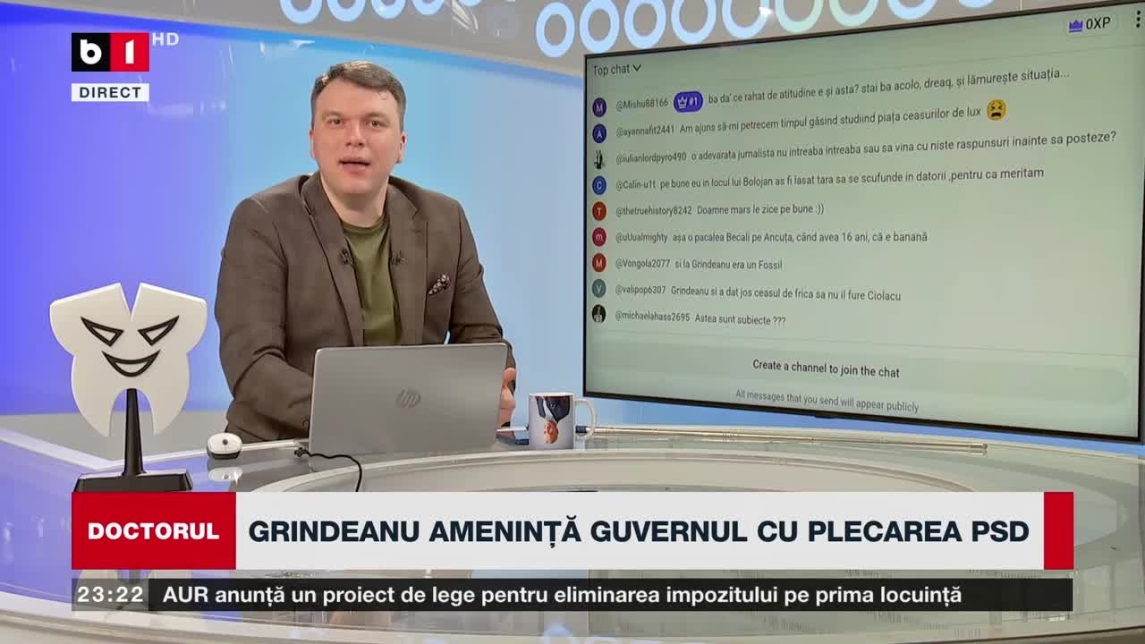 DOCTORUL. PSD, PROPUNERI POPULISTE. DIN CE BANI?/BOLOJAN:E UN CEAS IEFTIN,SĂ VĂ LINIȘTIȚI_b1tv_2 feb