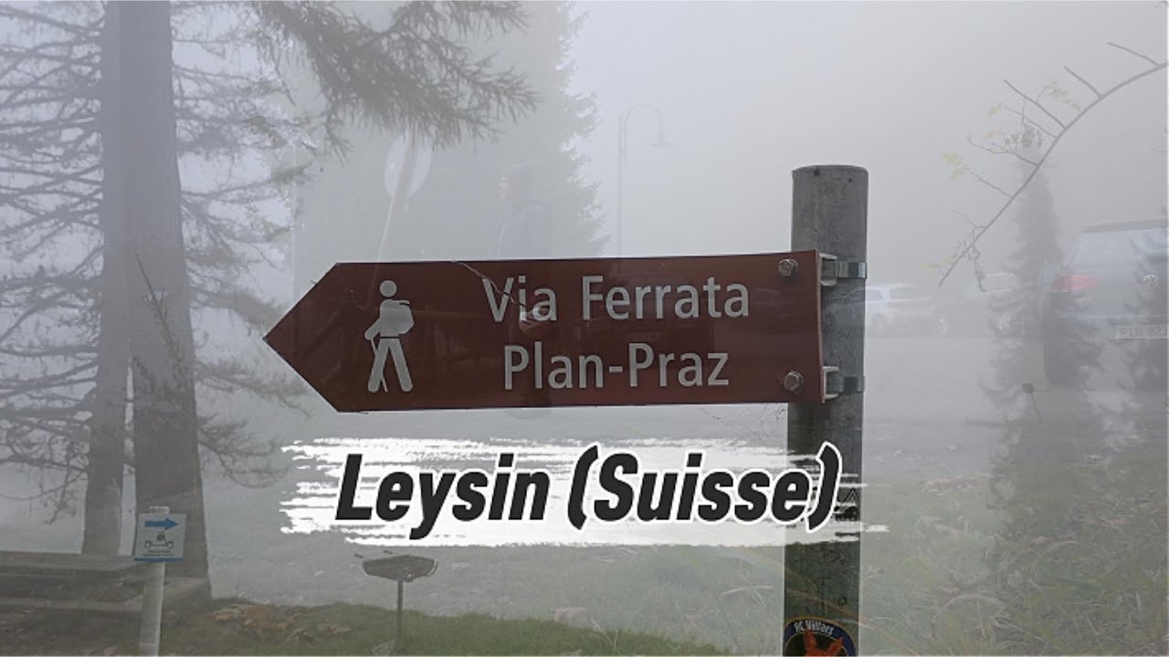 Via Ferrata Plan Praz Leysin, Suisse 4K