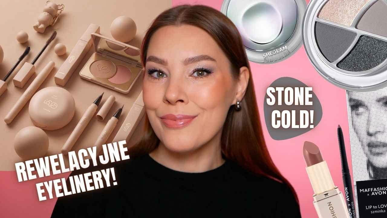 Boska CHŁODNA paletka! 🤩 Niesamowite EYELINERY, kt&oacute;re są super PLASTYCZNE, ale zastygają! 💕