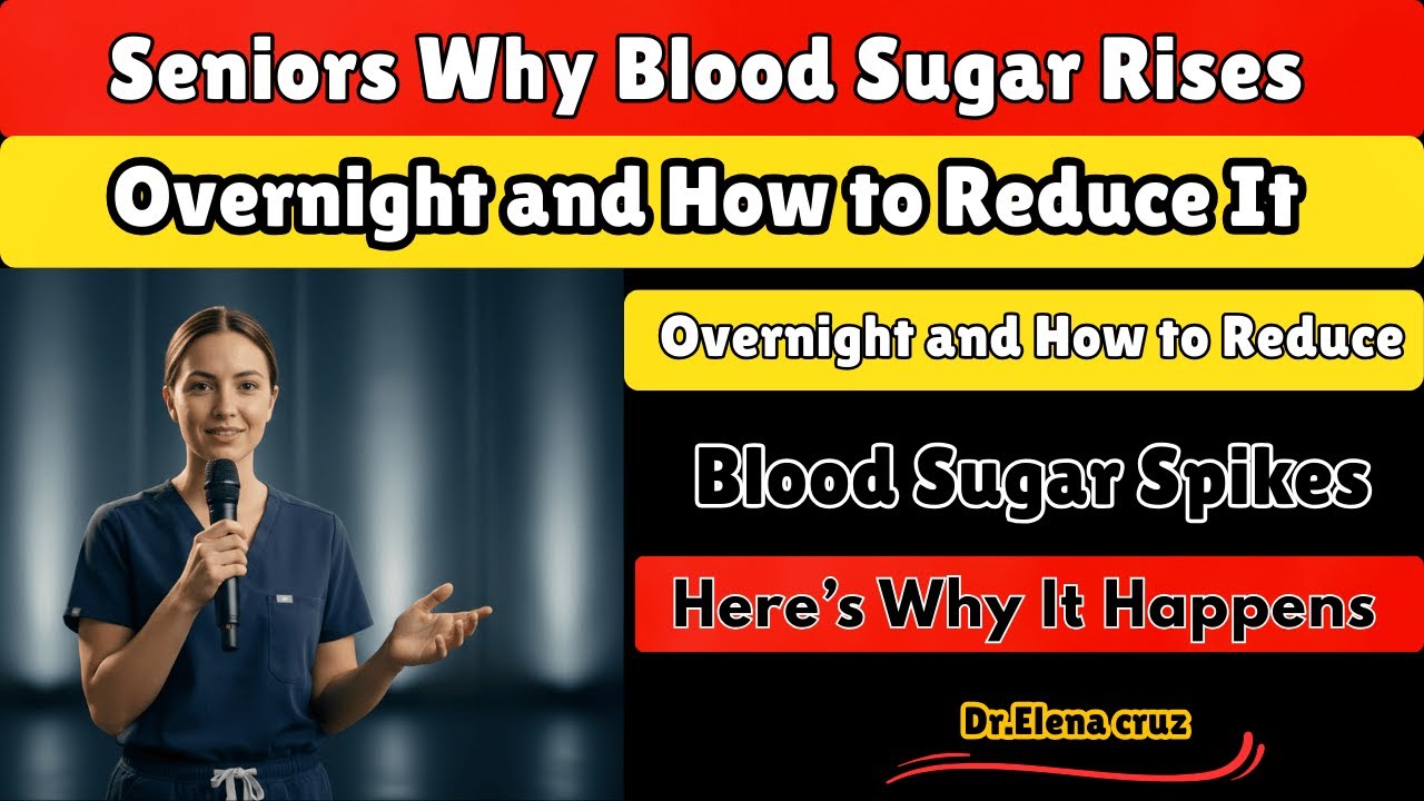 Why Blood Sugar Spikes Overnight in Seniors (Explained Clearly) | Senior Health Tips
