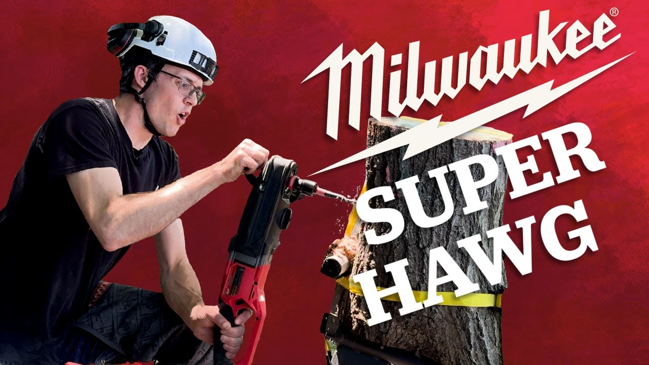 Drill Faster Than Ever - Milwauke M18 FUEL Super Hawg - TreeStuff Review
