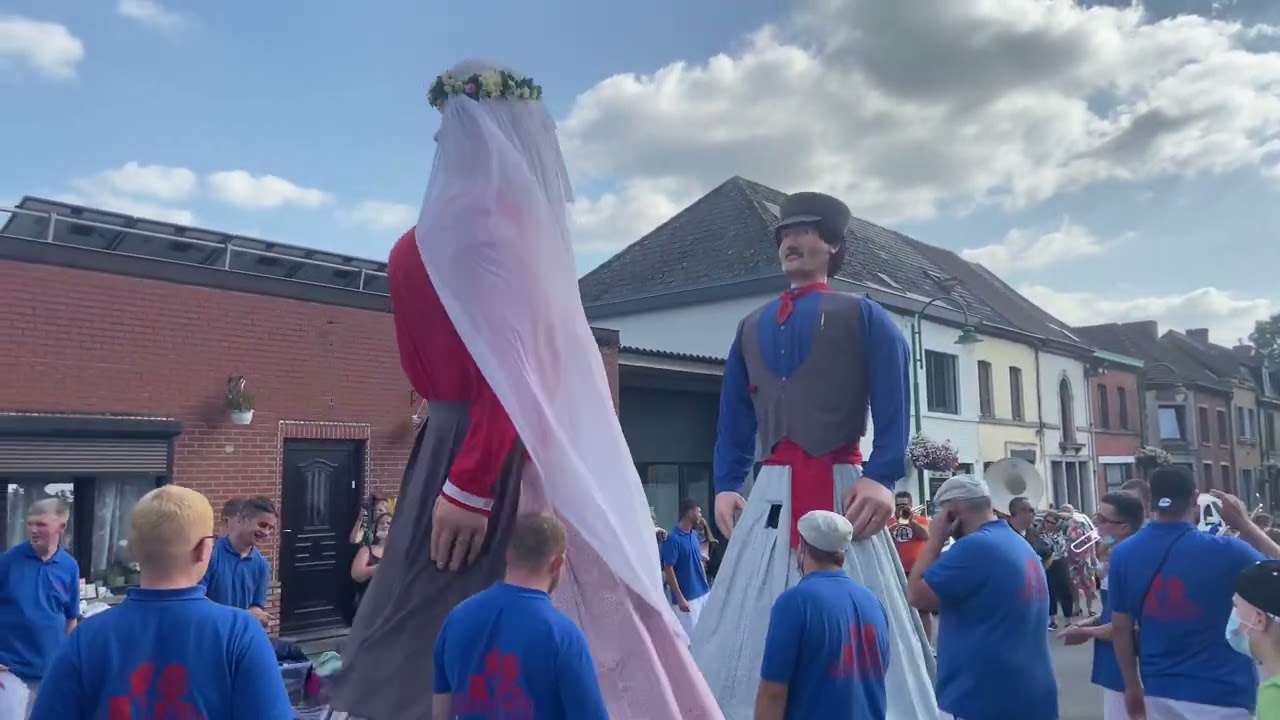 Les G&eacute;ants de Maffle - Ducasse de Maffle 2021 ( Mariage, Samedi 17 Juillet 2021 )