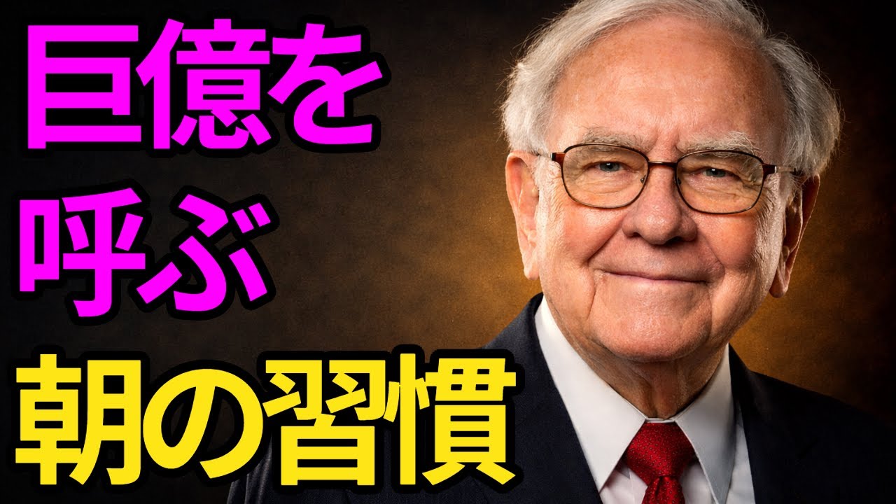 【ウォーレン・バフェット】99%の人が知らない、バフェットが密かに行う「お金持ちになる朝の習慣」