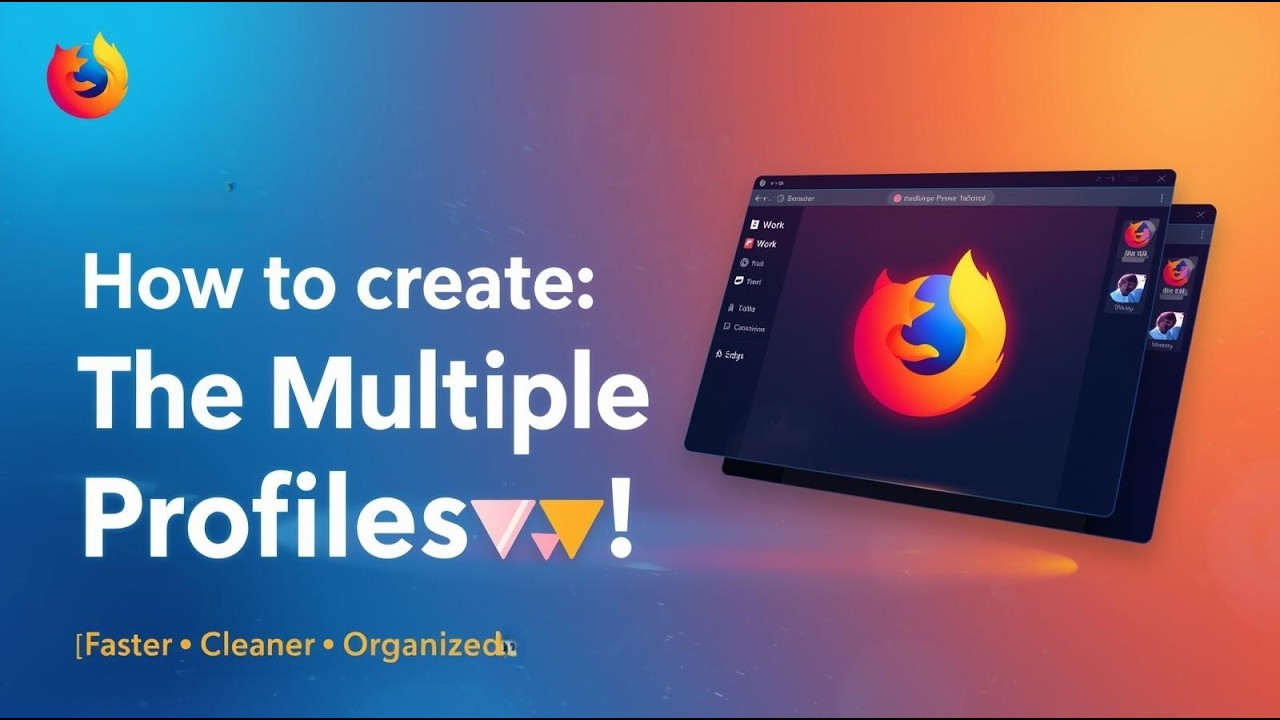 Организуйте свой Firefox как профессионал! | Создайте несколько профилей браузера | Настройка без...