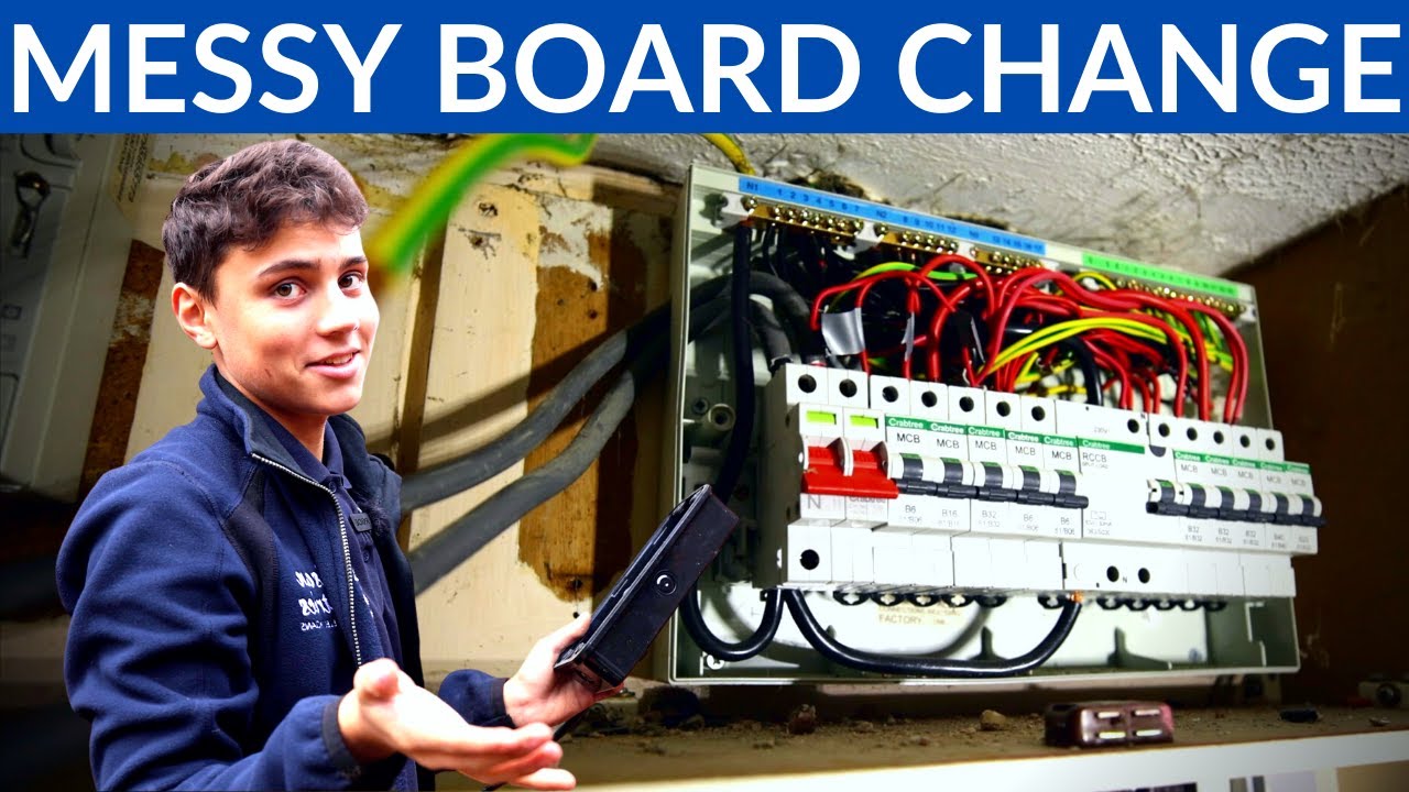 CRAMPED CONSUMER UNIT CHANGE - Electrician Life