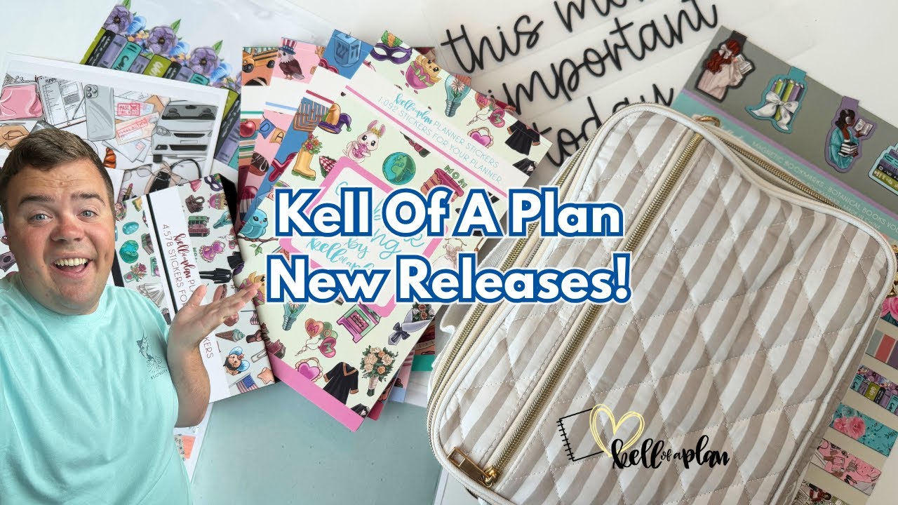Подарочный набор Kell of a Plan | Фолиант для планировщика, сезонные наклейки и аксессуары